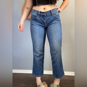 Lucky Brand low rise cropped jeans